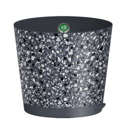 Горшок для цветов 0,75л Stone Flower/Oregano с прик. поли. декор арт. РТ2216068, 2216023