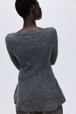 Jersey en punto de canal? con peplum - H&m фото 7