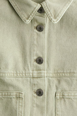 Sobrecamisa en sarga de algod?n - H&m фото 7