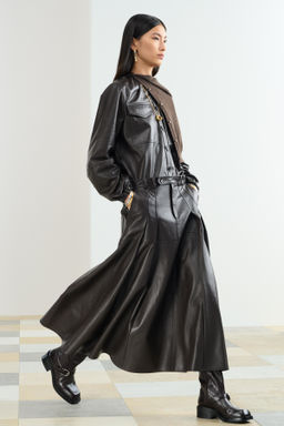 LTHR MD SKRT - Zara фото 2