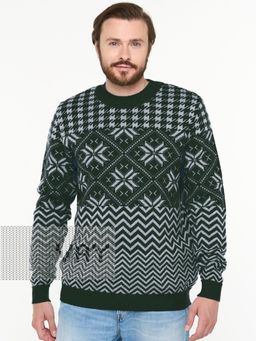 Джемпер мужской 5232-12342. 30869/501 зимнее утро/белый - Vay фото 2