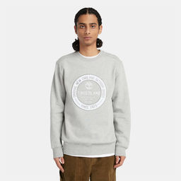 Толстовка Timberland Sweatshirt Liner Logo Crew Neck Polartec 200 серая