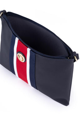 Женская темно-синяя сумка через плечо Неожиданная скидка в корзине