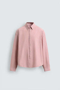 STRIPED RELAXED FIT SHIRT - Zara фото 6