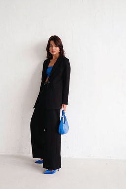 10618 Брюки-палаццо чёрные - Martichelli фото 11