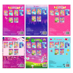 Раскраски для девочек набор Принцессы, 6 шт. по 16 стр., формат А4