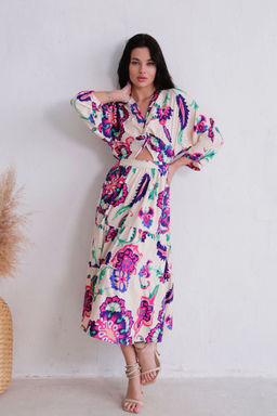 Платье с ярким принтом - Martichelli фото 4