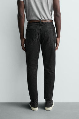 JEANS SLIM CROPPED FIT / Carb?n - Zara фото 12