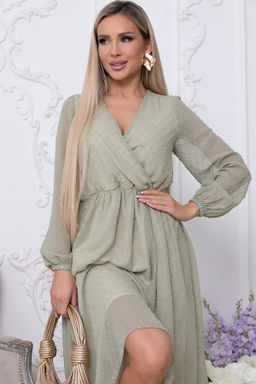 Платье Млечный путь (олива) П8848 - Lt collection фото 4