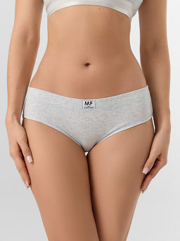 Цена за 2 штуки! Трусы слипы женские серые - Mark formelle фото 2