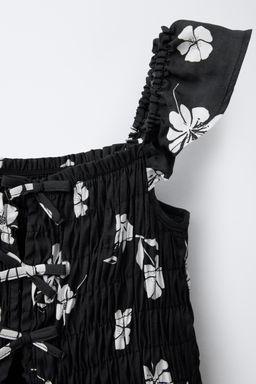 FLORAL SHORT PLAYSUIT - Zara фото 3