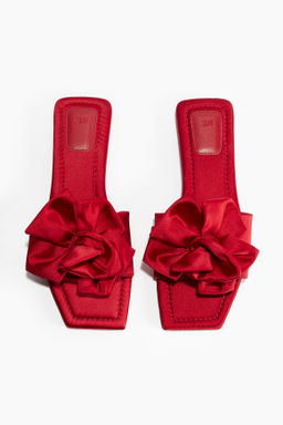 Sandalias con aplicaci?n de sat?n - H&m фото 2