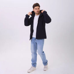 RODOS Толстовка на молнии мужская флис М-322 Черный  фото 17