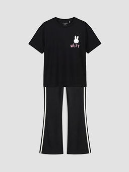 Miffy Bask?l? K?z ?ocuk Ti??rt ve Tayt