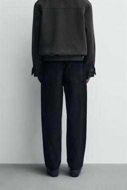 STRAIGHT-LEG CORDUROY TROUSERS - Zara фото 12