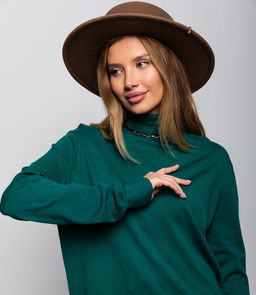 Водолазка #ОКТ06, изумрудный