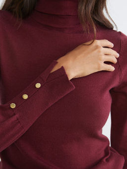 Bal?k?? Yaka Kad?n Triko Kazak