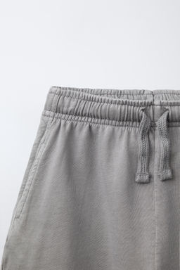GARMENT DYE PRINTED T-SHIRT AND BERMUDA SHORTS SET - Zara фото 7
