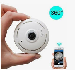 360-градусная панорамная камера видеонаблюдения Wifi 1080P HD Беспроводная VR-камера с дистанционным управлением Камера видеонаблюдения P2P US Plug