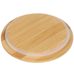 Контейнер пищевой жаропрочное стекло, 0.62 л, 15х15х7 см, круг., с бамбуковой кр., Y4-6575 (433960) /DANIKS/  фото 5