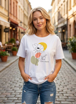 K13546 Футболка OVER SIZE (хлопок) БЕЛЫЙ