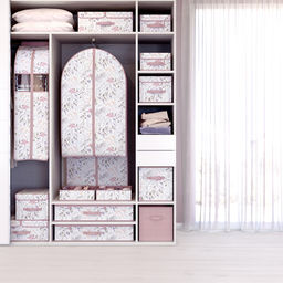 Короб стеллажный без крышки, 35*25*16 см, BOTANIC LILAC, шт - Valiant фото 11