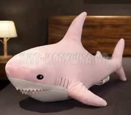 Мягкая игрушка АКУЛА 100 см, A100-blue, A100-pink, A100-grey