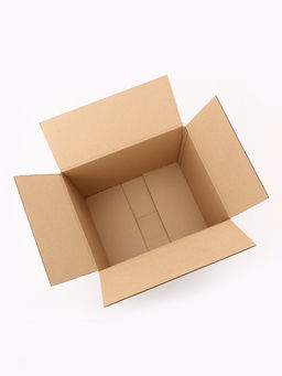 Коробка складная, бурая, 40 х 31 х 36 см