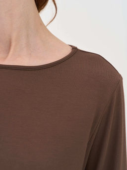 Лонгслив домашний "Шоколад" женский