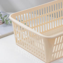 Корзина для хранения Полимербыт, пластик, 36×25×12.5 см, МИКС