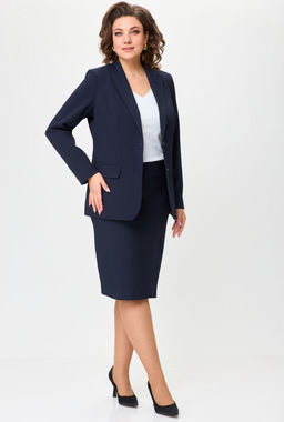 Костюм БелЭльСтиль 205/603 синий однотон фото 2