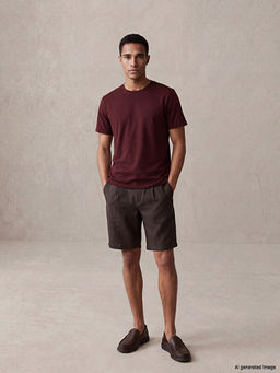 Slim Fit %100 Pamuk Basic Ti??rt