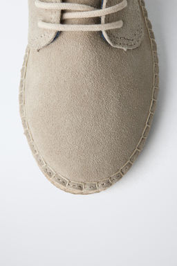 JUTE LEATHER DERBY SHOES - LIMITED EDITION - Zara фото 6
