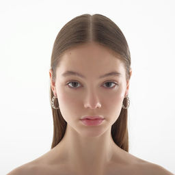 Серьги-кольца Цепи малые, d=2,2, цвет серебро - Queen fair фото 2