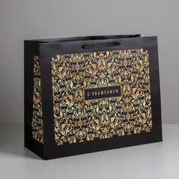 Пакет ламинированный С Уважением, XL 49 40 19 см