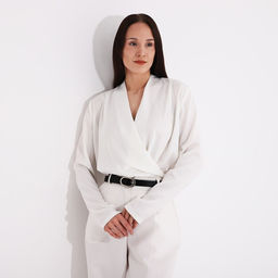 Ремень женский, ширина 2,4 см, винт, пряжка металл, цвет чёрный - Simaland фото 3