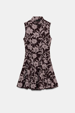 SHORT JACQUARD DRESS