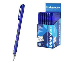 АКЦИЯ Цена за 50 шт. Ручка шариковая ErichKrause Star Stick&Grip Original 1.2, цвет чернил синий (в коробке по 50 шт.)