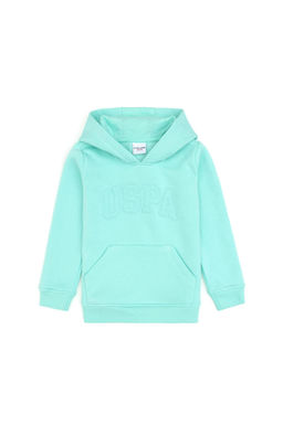 K_z _ocuk Mint Kap__onlu _ardonlu Basic Sweatshirt Sepette S_rpriz _ndirim