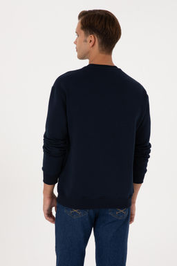 Erkek Lacivert Basic Sweatshirt Sepette S_rpriz _ndirim - U.s. polo assn фото 5
