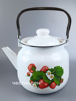 Чайник для плиты 3,5л 01-2713/4-Земляника,,