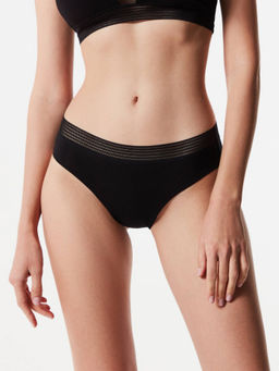 CONTE Бесшовные трусы бикини из хлопка YOGA STYLE LB 1315 black - Conte elegant фото 4