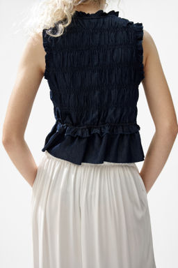 Top nido de abeja en denim - H&m фото 7