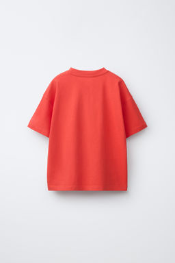 CAMISETA ESTAMPADO OLAS / Rojo - Zara фото 2