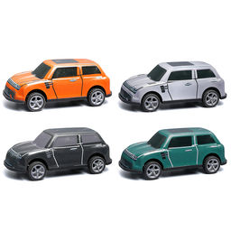 Набор машин "Мой автопарк" (4 шт, инерц) в пакете