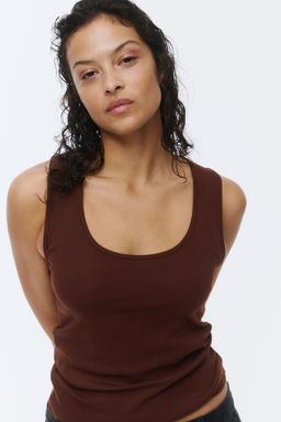 Camiseta sin mangas en algod?n - H&m фото 6