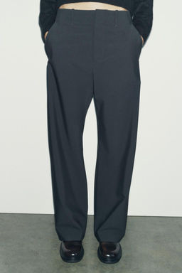 ZW COLLECTION STRAIGHT-FIT TROUSERS - Zara фото 6