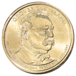1 доллар 2012 года D США 24-й президент США Гровер Кливленд