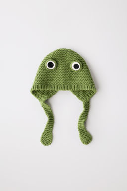 100% WOOL FROG BEANIE LIMITED EDITION - Zara фото 14