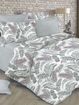 Постельное белье зима-лето перкаль - Тропики Евро (нав.70х70)